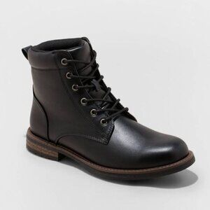 Men's Jeffrey Combat Boots-Black-Goodfellow & Co.
